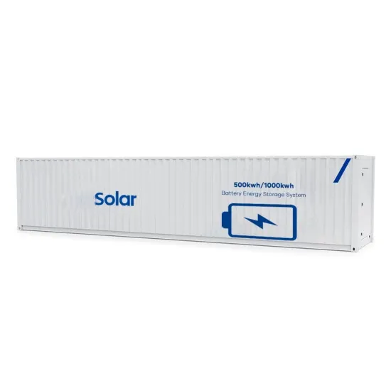 Energy consumption of solar container power station